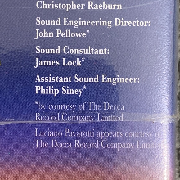 The 3 Tenors in Concert 1994 (VHS, 1994) Clam Shell Case New Sealed - Picture 11 of 12